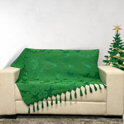 Imagem de Kit Manta Xale Grande Para Sofá E Cama Protetora Com 4 Almofadas CHEIAS