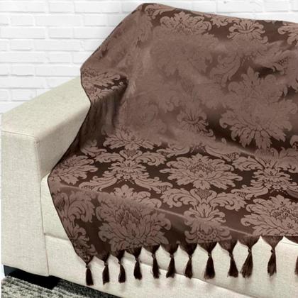 Imagem de Kit Manta Xale Grande Para Sofá E Cama Protetora Com 4 Almofadas CHEIAS