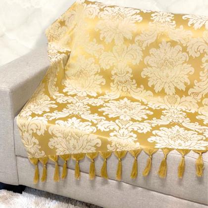 Imagem de Kit Manta Xale Para Sofá 4,00 X 2,80 Metros Com 4 Capas de Almofada