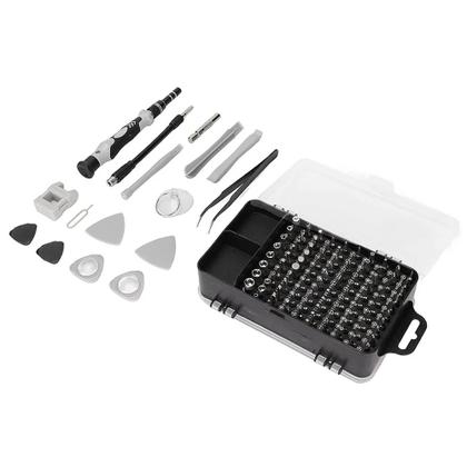 Imagem de Kit Manutenção Celular Chaves Reparo 115em1 + Manta Magnética 45x30cm