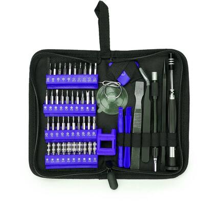 Imagem de Kit Manutenção Celular Chaves Reparo 56em1 + Manta Magnética 45x30cm + Multímetro Digital