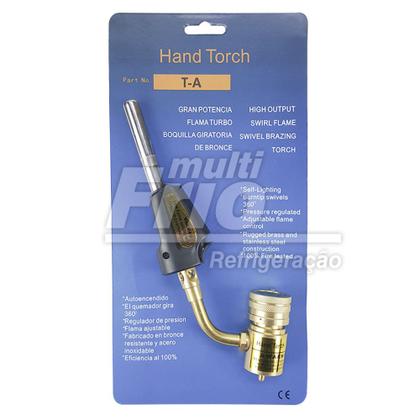 Imagem de Kit Map PRO Refil Carga Para Maçarico + Bico Maçarico Portátil Turbo Torch 360º