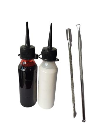 Imagem de Kit Maquiagem Artística Latex + Sangue Falso+ + Massa Slug