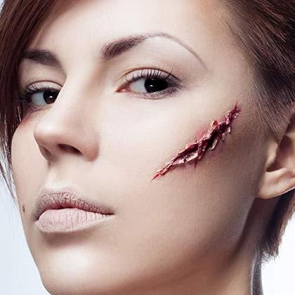 Imagem de Kit Maquiagem Artística Latex + Sangue Falso+ + Massa Slug