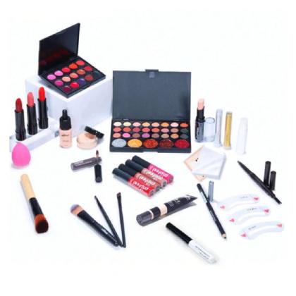 Imagem de Kit Maquiagem Completo Necessaire Paleta Ruby Rose Essencial