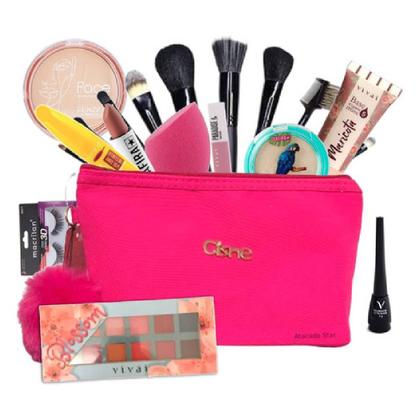Imagem de Kit Maquiagem Completo Necessaire Vivai Cosmético One Prime