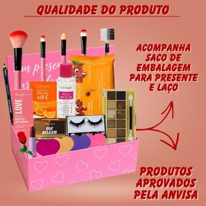 Imagem de Kit Maquiagem Completo Quite Maquiagens Baratas Profissional