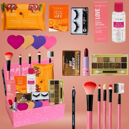 Imagem de Kit Maquiagem Completo Quite Maquiagens Baratas Profissional