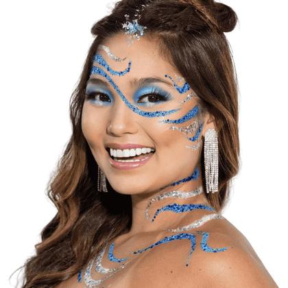 Imagem de Kit Maquiagem Glitter E Cola Let's Glow Carnaval - Colormake