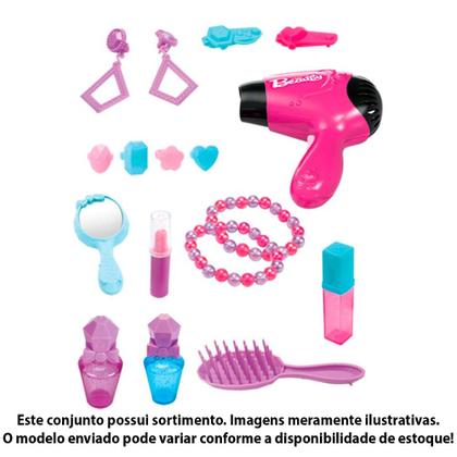 Imagem de Kit Maquiagem Infantil - 2 em 1 - Dia da Beleza - Sortido - DM Toys