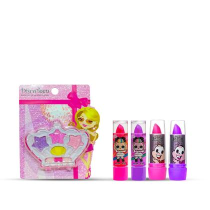 Imagem de Kit Maquiagem Infantil Completo Blush Batom Sombras BZ122