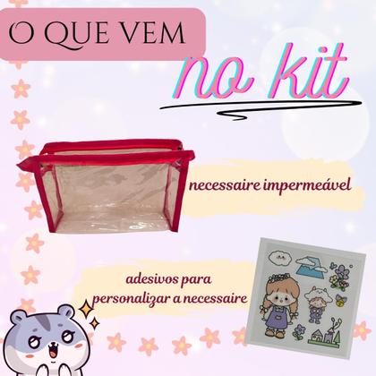Imagem de Kit Maquiagem infantil Kawaii Completo Menina fofo fofa Premium