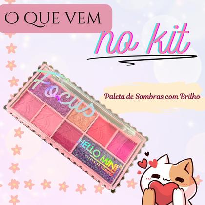 Imagem de Kit Maquiagem infantil Kawaii Completo Menina fofo fofa Premium