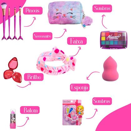 Imagem de Kit Maquiagem Infantil Necessaire BZ165