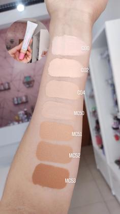 Imagem de Kit Maquiagem Melu by Ruby Rose Base Pó Máscara para Cílios Delineador Balm Labial Gloss