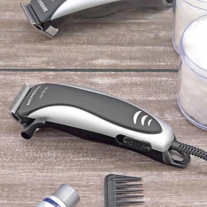 Imagem de Kit Máquina Cortar Cabelo Barba Mondial 4 pentes CR02 Hair Stylo