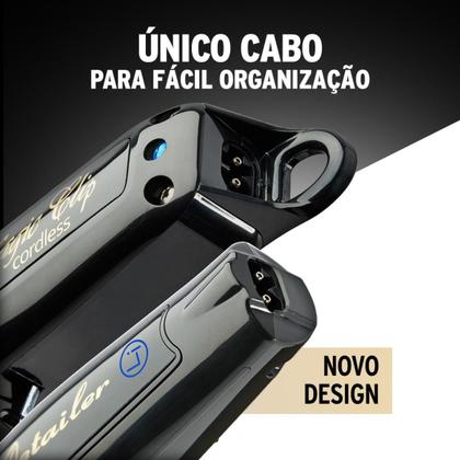 Imagem de Kit Maquina de Cortar Cabelo e Acabamento Barber Combo Sem Fio Wahl Bivolt
