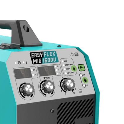 Imagem de Kit Maquina De Solda Inversora Multiprocesso Balmer Bivolt Mig 160 Tig Completa Cilindro Mascara Arame