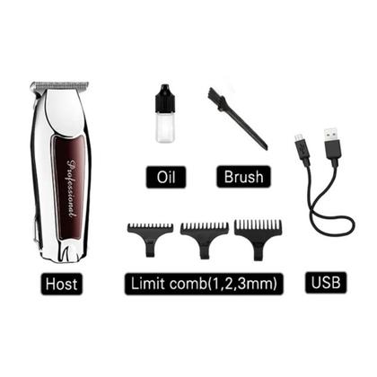 Imagem de Kit máquinas de Acabamento Profissional Barbear Shaver 2024 e Kemei 9163 Recarregáveis