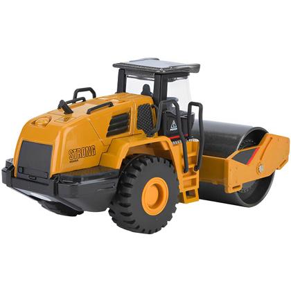Kit Maquinas Guindaste Rolo Compactador Caminhão Top Patrola Construção Brinquedo - Huina Toys Imagem de Kit Maquinas Guindaste Rolo Compactador Caminhão Top Patrola Construção Brinquedo