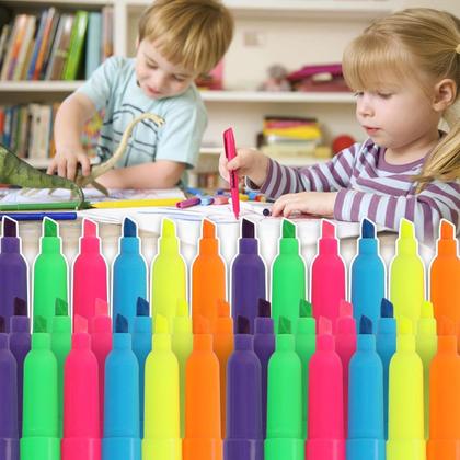 Imagem de Kit Marca Texto 6 Cores Tons Neon Pastel - Escolha Seu Kit