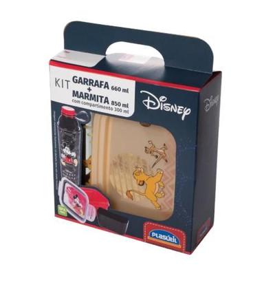 Imagem de Kit Marmita com Garrafa e Marmita Disney Rei Leão Plasútil