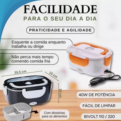 Imagem de Kit Marmiteira Elétrica Bolsa Térmica Recarregável Automática