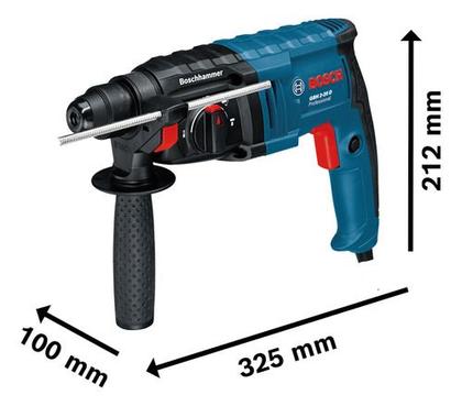 Imagem de Kit Martelete Gbh 220 E Esmerilhadeira Gws 700 Bosch 110v Azul/preto 127v