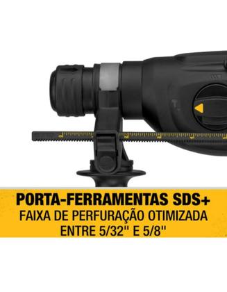 Imagem de Kit Martelete Rompedor 20V Brushless + 2 Baterias 5Ah Dewalt