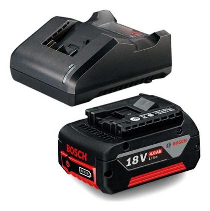 Imagem de Kit Martelete Rompedor Bosch Gbh 187 Li 18v Brushless Bateria 4a