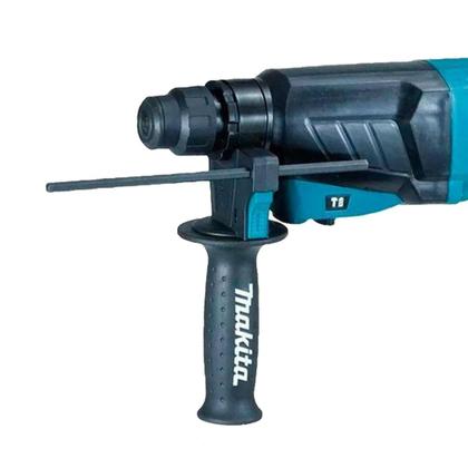 Imagem de Kit Martelete Rompedor Perfurador Makita 830W, 3.0J com Maleta, Ponteiro, Talhadeira, Brocas Vídea e Acessórios  Profissional  HR2630J