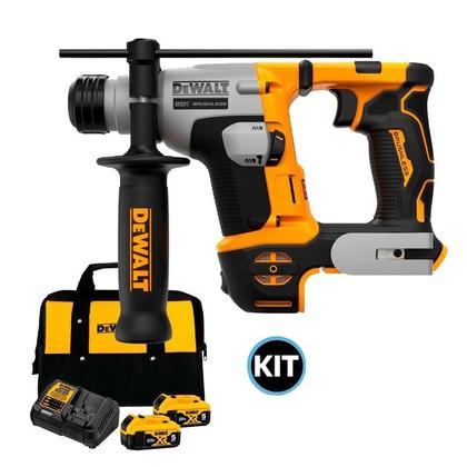Imagem de Kit Martelete Rotativo Sds A Bateria 20V Dewalt Dch172B-B3 +