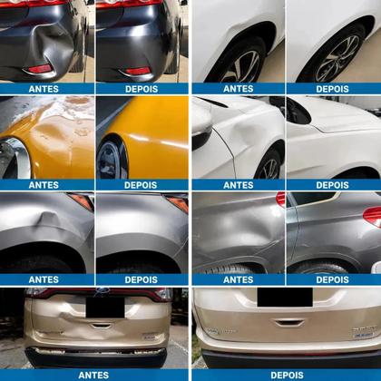 Imagem de Kit Martelinho Ferramentas Reparo Remoção Amassados Carro 12 Premium