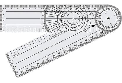 Imagem de Kit Martelo Buck Para Reflexos Com Pincel E Agulha e Goniometro Grande 36cm PVC