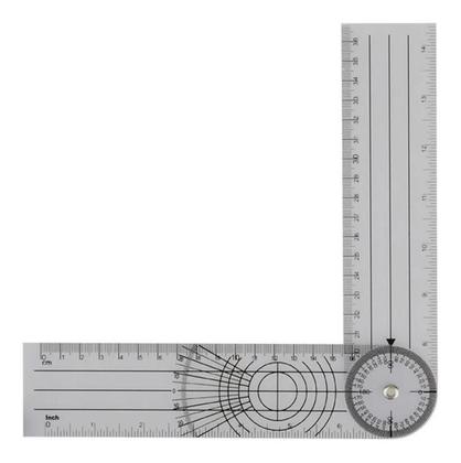 Imagem de Kit Martelo Neuro De Reflexo Babinski Trena Diapasão 256hz + Goniometro Pequeno E Goniometro Grande