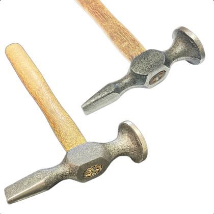 Imagem de Kit Martelo Profissional Pena Reta E Atravessada Funilaria