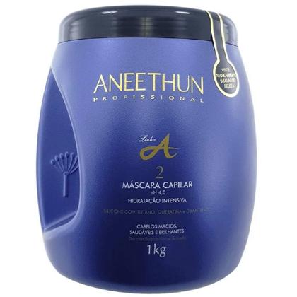 Imagem de Kit Mascara e Shampoo Aneethun 1 KG e 1 Litro Linha A