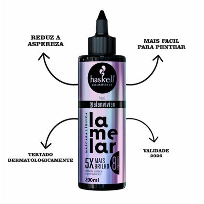Imagem de Kit Mascara Liquida Lamelar Haskell Mimo