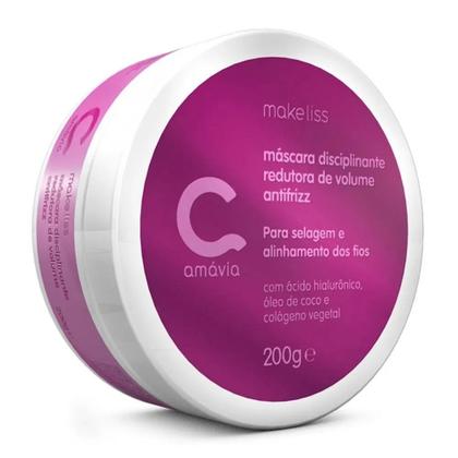 Imagem de Kit máscara make liss antifrizz + shampoo anti-resíduo - amávia