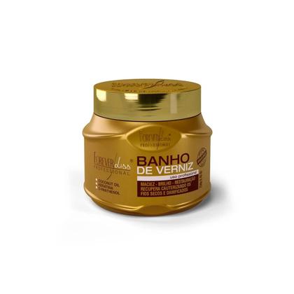 Imagem de Kit Máscara Tratamento para o  Cabelo e Banho d Verniz Forever Liss 250g