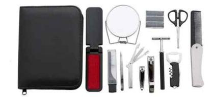 Imagem de Kit Masculino 12 Peças Em Estojo De material sintético