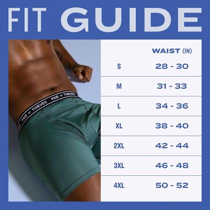 Imagem de Kit masculino de cuecas boxer Pair of Thieves Every Day (pacote com 4)