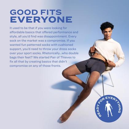 Imagem de Kit masculino de cuecas boxer Pair of Thieves Every Day (pacote com 4)