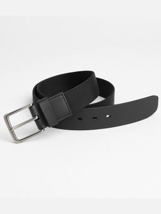 Imagem de Kit Masculino Fasolo Carteira Botão E Cinto Couro Preto 115