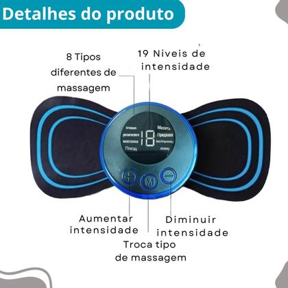 Imagem de KIT Massageador Compacto com Função de Aquecimento Terapêutico