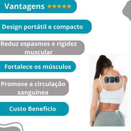 Imagem de KIT Massageador Compacto com Função de Aquecimento Terapêutico