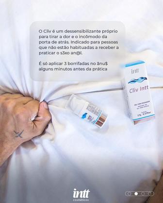 Imagem de Kit Massageador de Prostata Lucas RCT e Gel Lubrificante Dessensibilizante Cliv Intt