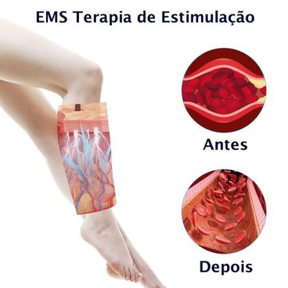 Imagem de Kit Massageador Pernas Panturrilhas Com Aquecimento + Joelheira Beactive