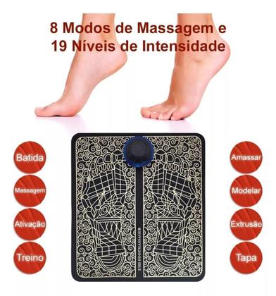 Imagem de Kit Massagem Relax: Tapete Pés + Massageador Ems Relaxamento