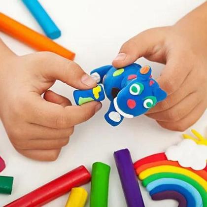 Imagem de Kit Massinha De Modelar 4 Caixas - Com 12 Cores 180 Soft Acrilex 3224